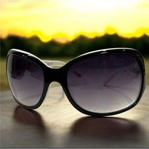 Fossil Women's White Tinted Sunglasses Cat 3 Glamour PS3353 005 60 16-120